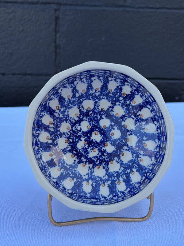 small Polish pottery with unique shape