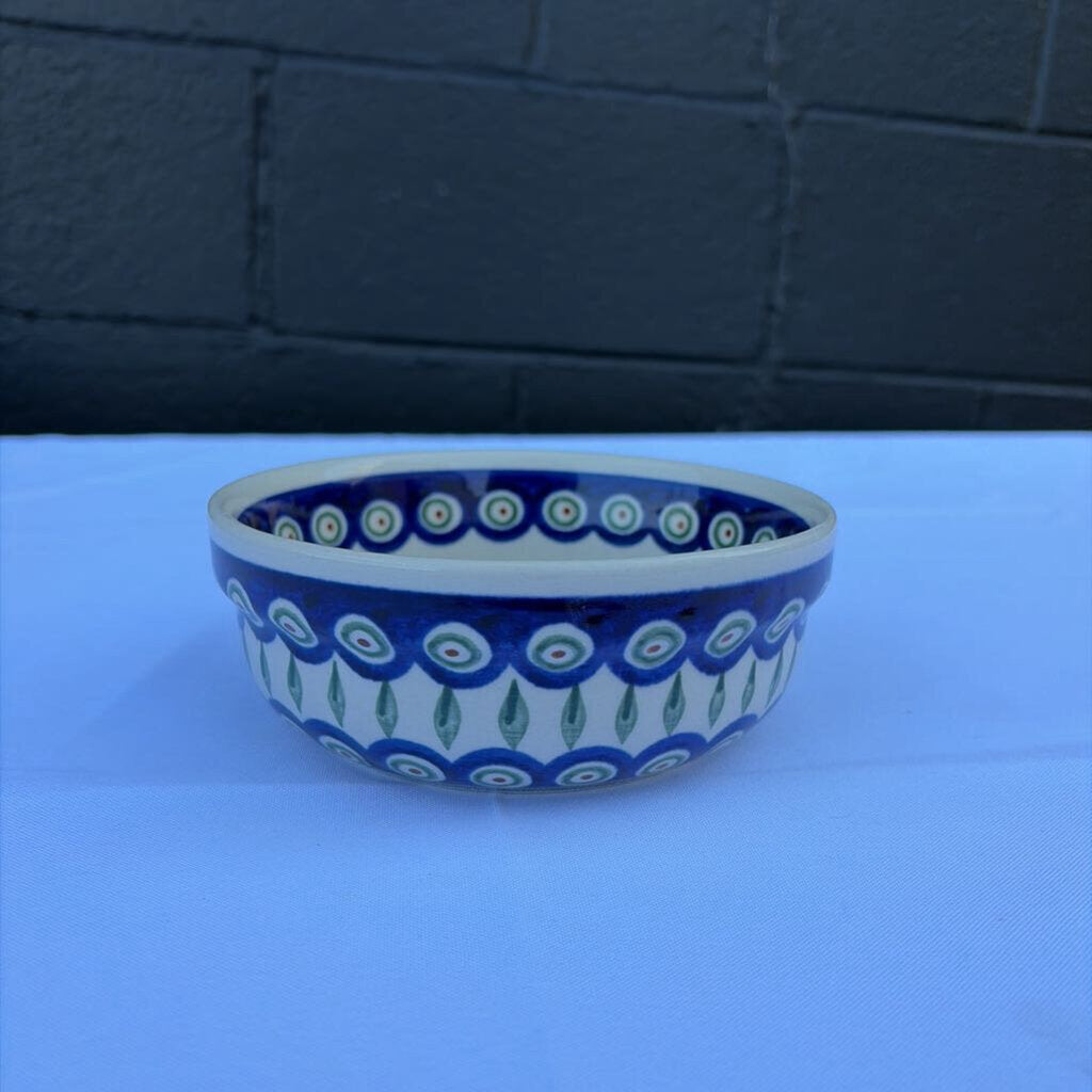 large Polish pottery cereal bowl