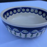 large Polish pottery cereal bowl