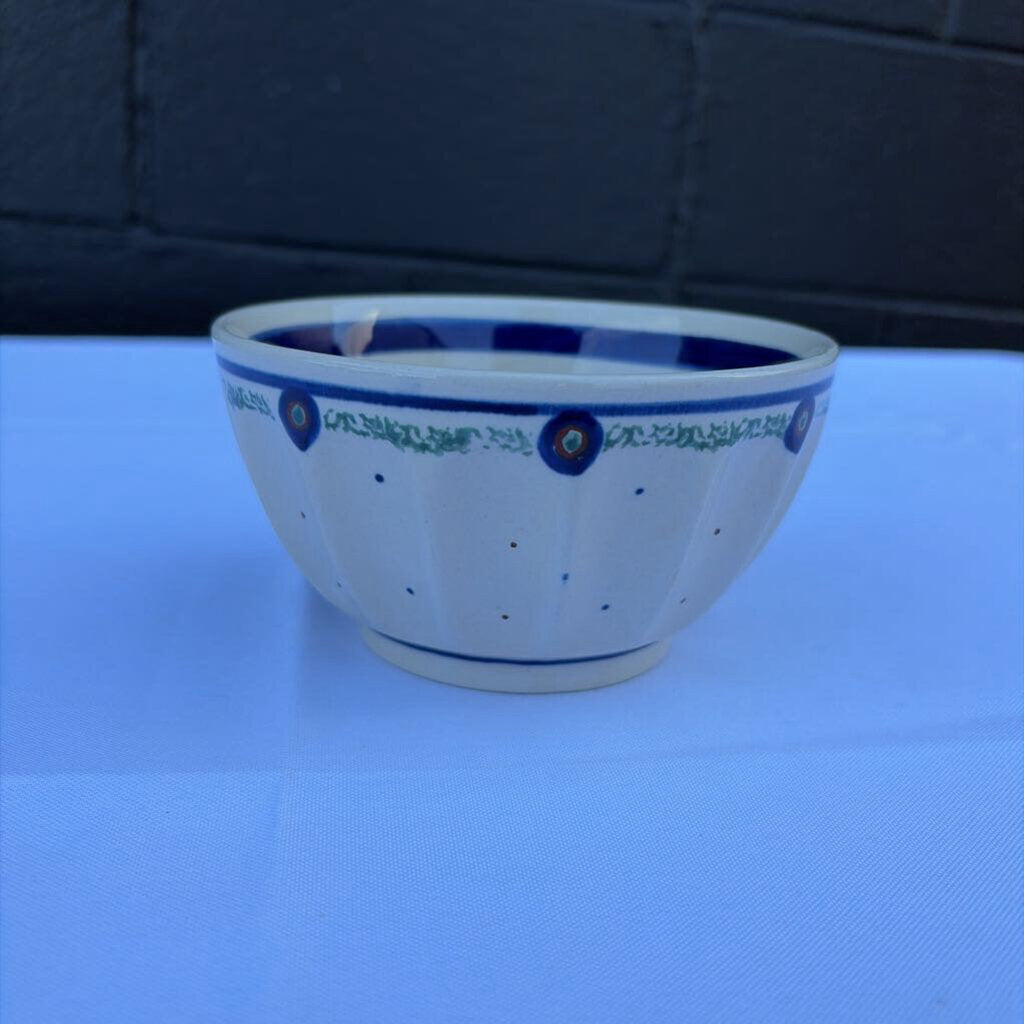unique Polish pottery bowl