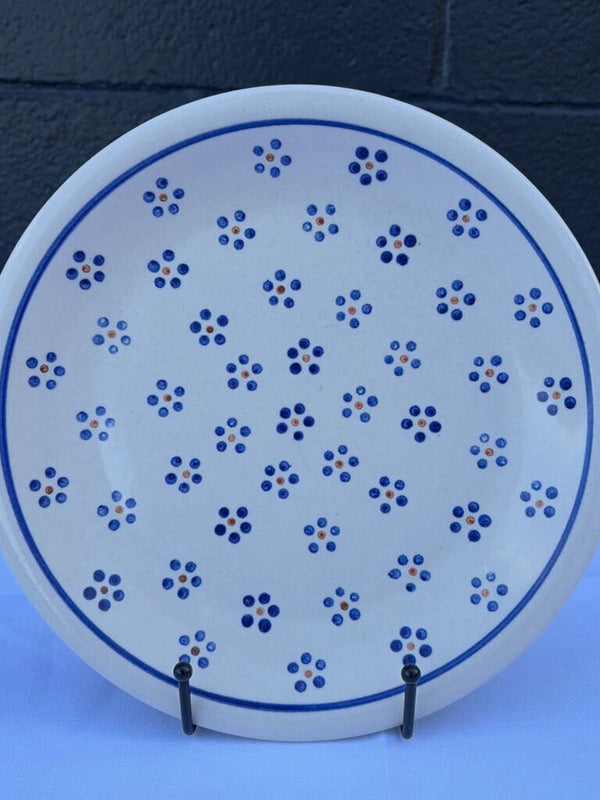 floral pattern Polish pottery plate