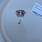 floral pattern Polish pottery plate