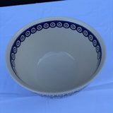 Polish pottery large mixing bowl
