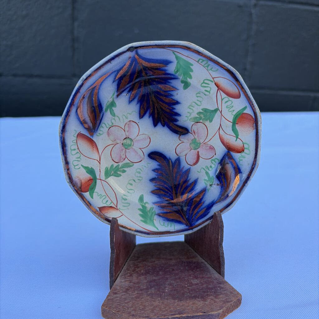 petite vintage floral dish