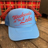 cobalt weekends at the lake trucker hat