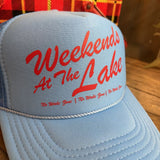 cobalt weekends at the lake trucker hat