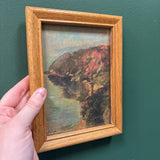 #671 5x7 Autumn Fog Print in Oak Frame