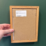#671 5x7 Autumn Fog Print in Oak Frame