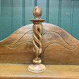 #678 Twisted Wood Candleholder