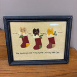 stockings were hung stitchery sampler