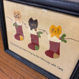 stockings were hung stitchery sampler