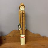 tall wooden sea captain