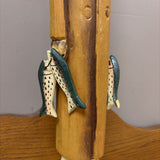 tall wooden sea captain