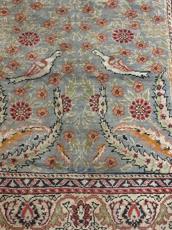 Turkish Bird Accent Rug