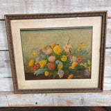 Antique Floral Artwork