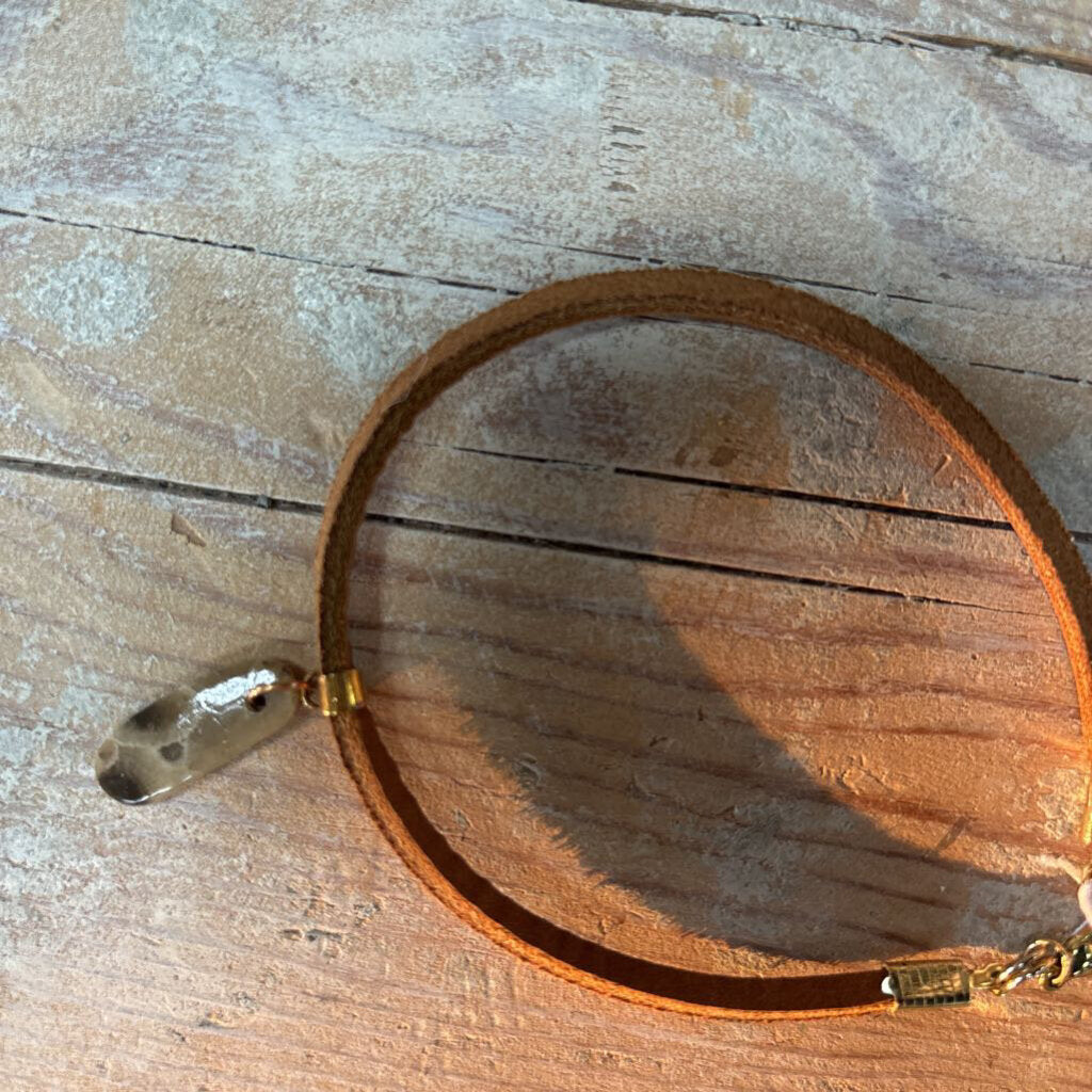 Petoskey Stone Anklet