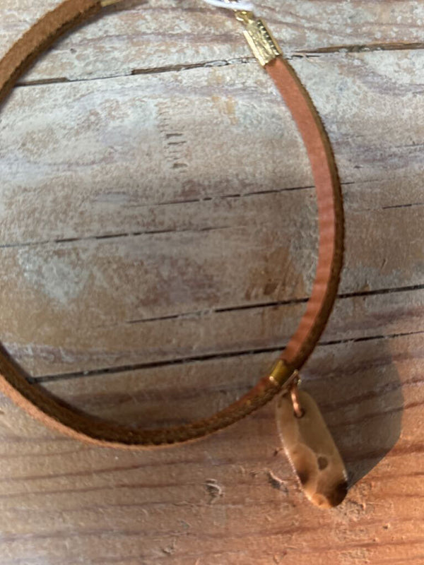 Petoskey Stone Anklet