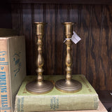 #700 Pair of Brass Candleholders