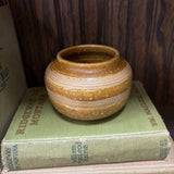 #704 Studio Pottery Bowl - Yellow Glaze