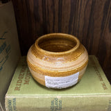 #704 Studio Pottery Bowl - Yellow Glaze
