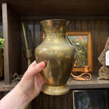 #705 Brass Vase 8" Tall