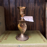 #707 Brass Twisted Candleholder