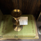 #707 Brass Twisted Candleholder