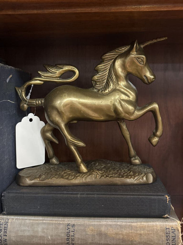 #708 Solid Brass Unicorn