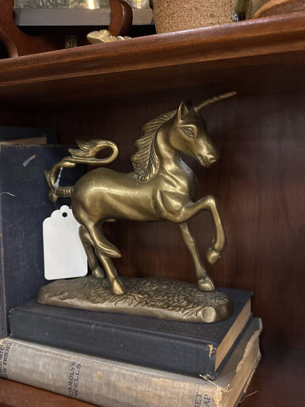 #708 Solid Brass Unicorn