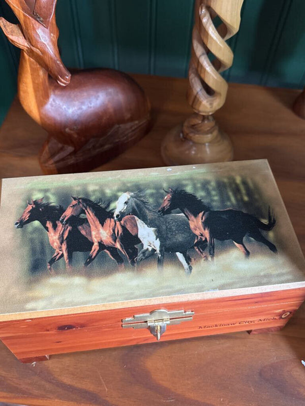 #715 Cedar Horse Box