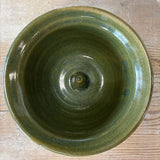 Olive Green Pottery Piece