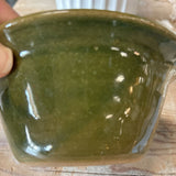 Olive Green Pottery Piece