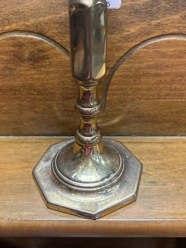 #767 Baldwin 7.5" Tall Brass Candleholder