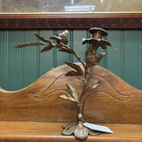 #777 Brass Candleholder with Bird