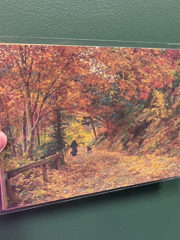 5x7 Autumn Stroll Unframed Art Print