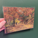 5x7 Autumn Stroll Unframed Art Print