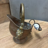 Dutch Copper and Brass Scuttle Bucket