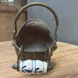 Dutch Copper and Brass Scuttle Bucket