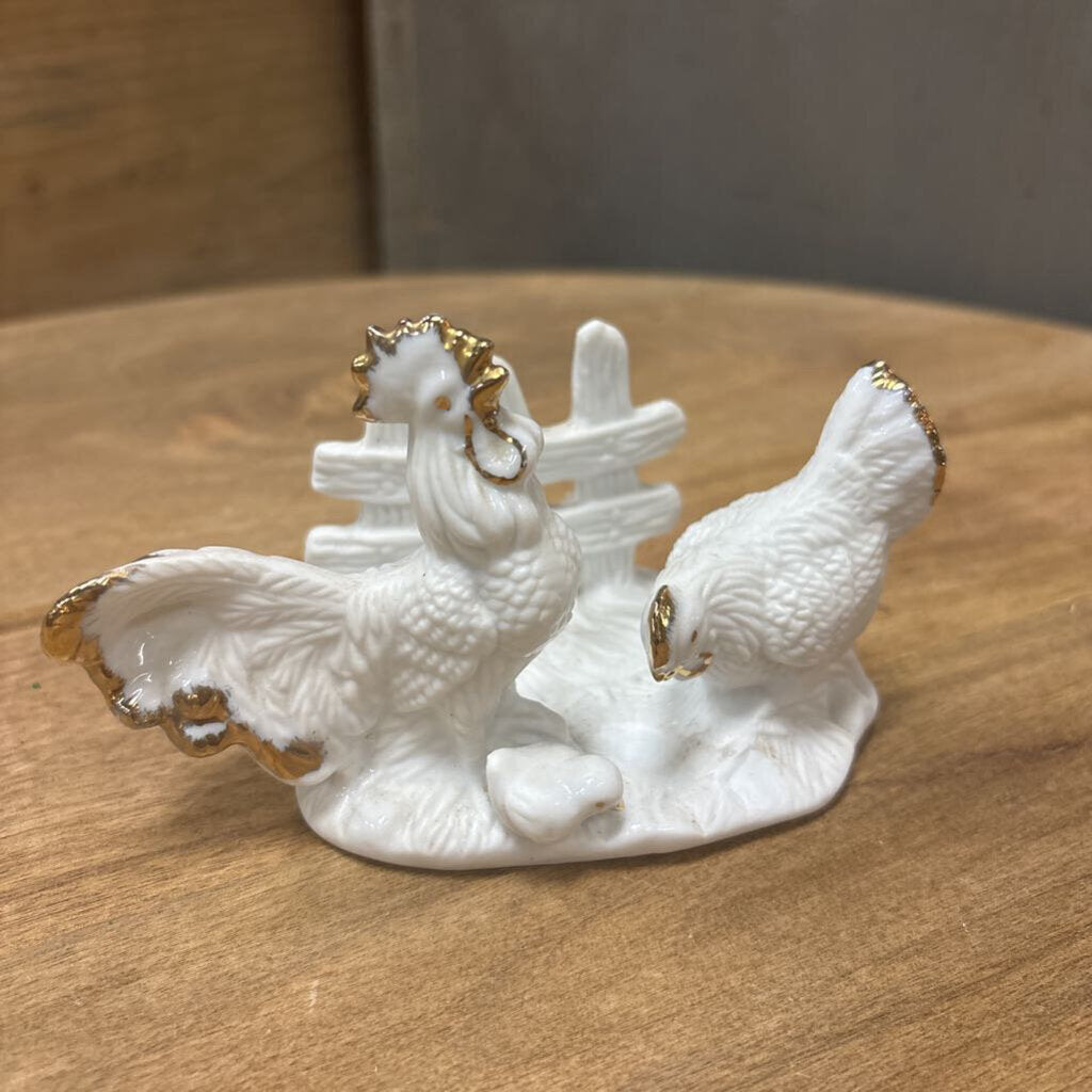 Rustic Chicken Napkin Holder
