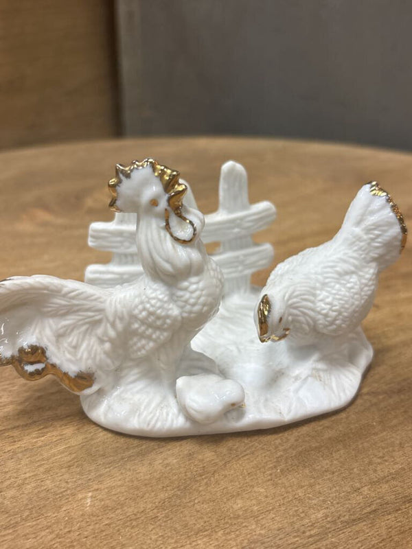 Rustic Chicken Napkin Holder