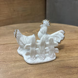 Rustic Chicken Napkin Holder