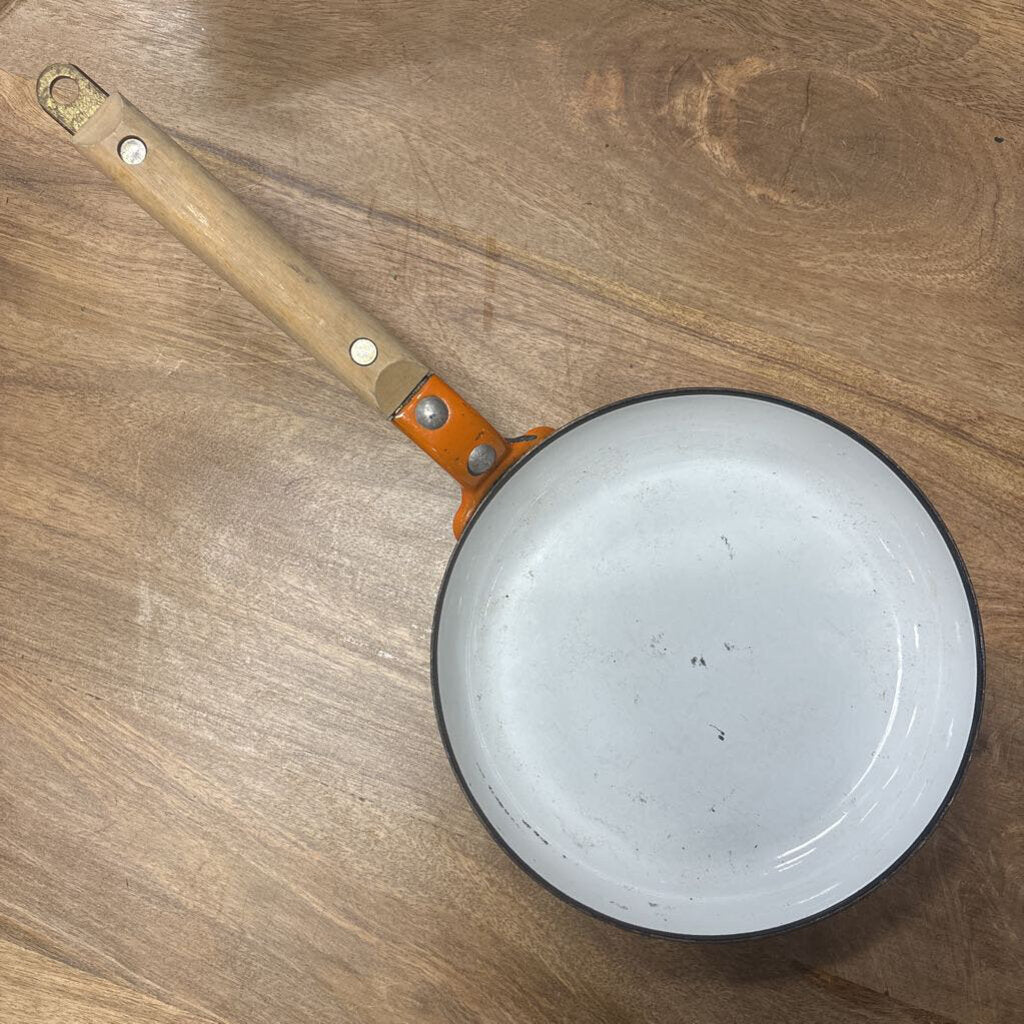 Belgian Cast Iron and Enamel Skillet
