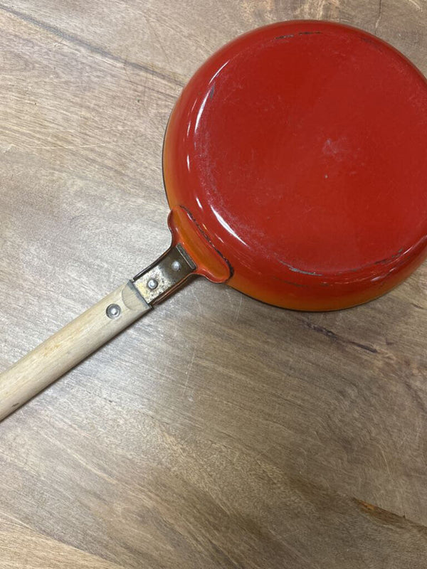 Belgian Cast Iron and Enamel Skillet