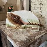 Ceramic Pheasant letter holder