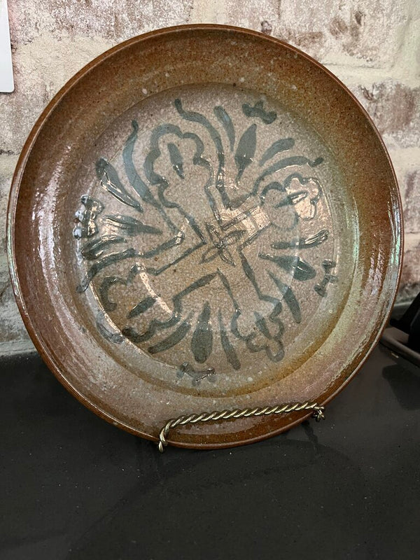 Painted pottery dish