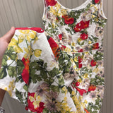 Cotton Tomato Vine Dress