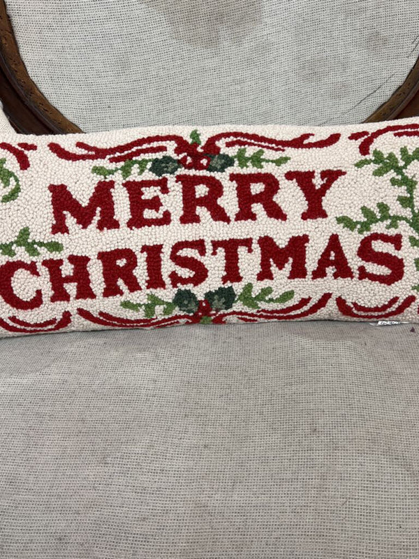Merry Christmas Hook Pillow