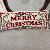 Merry Christmas Hook Pillow