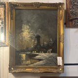 Signed W.F Smith Dutch painting