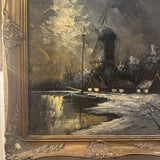 Signed W.F Smith Dutch painting